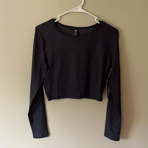 90 Degrees by Reflex Active Long Sleeve Crop Shirt